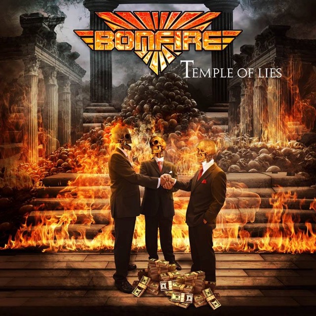 Bonfire - Temple Of Lies album artwork