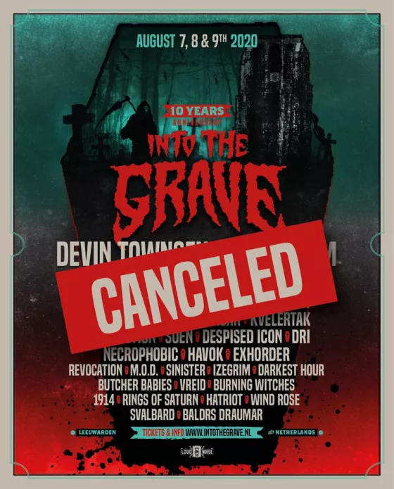 Into the Grave 2020 canceled