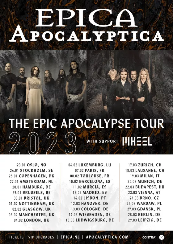 Epica + Apocalyptica tour 2023