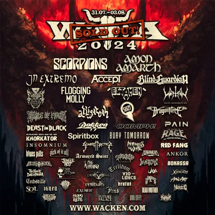 Wacken Open Air 2024 affiche