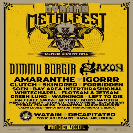 Dynamo Metalfest 2024 affiche