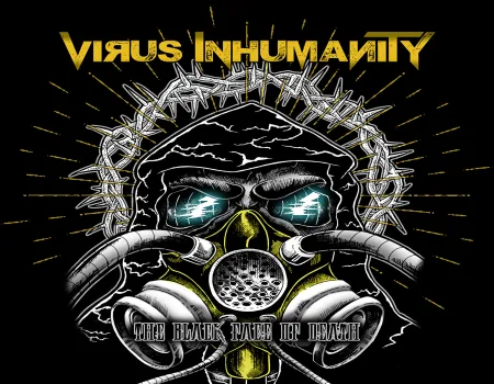 virus inhumanity black face of death