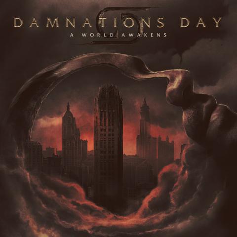 Damnations Day - A World Awakens album artwork