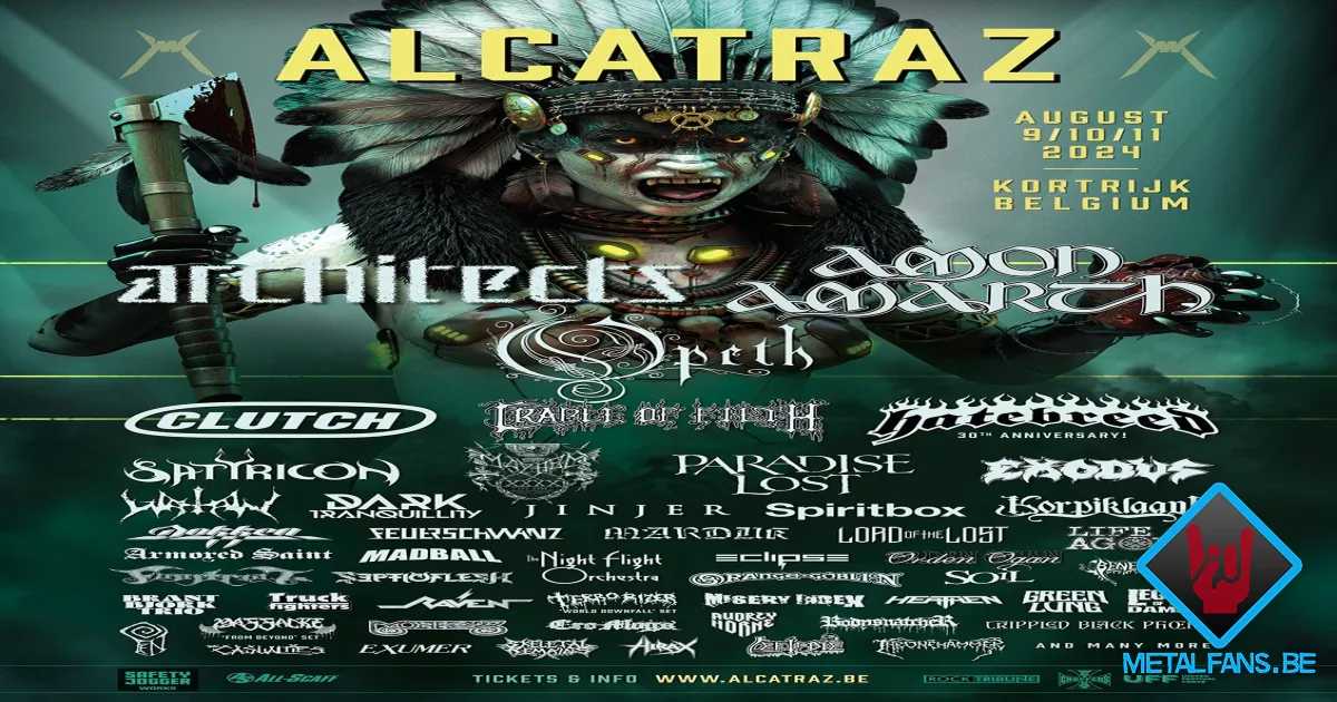 Alcatraz Open Air 2024 Lineup Headliners Nieuws Namen metalfans.be