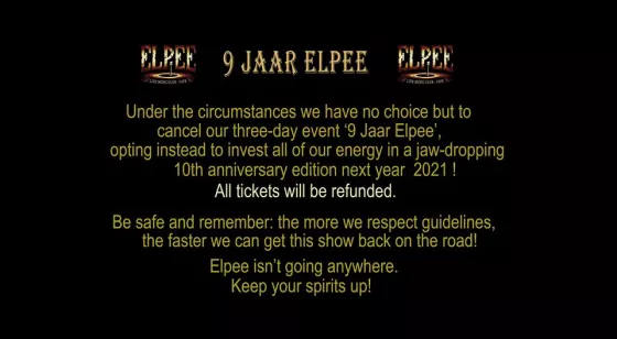 9 Jaar Elpee cancelled