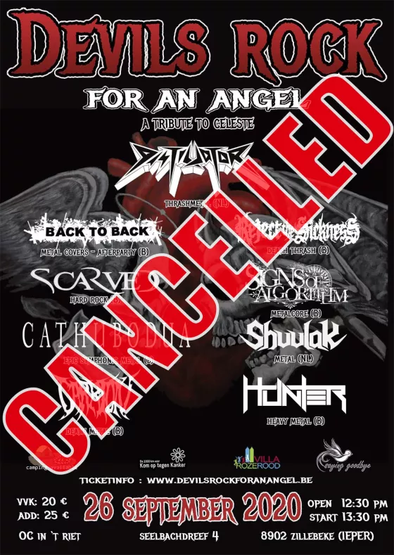 Devils Rock for an Angel 2020 cancel