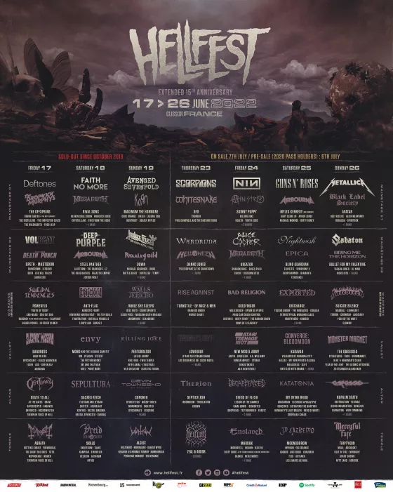 Hellfest 2022 affiche