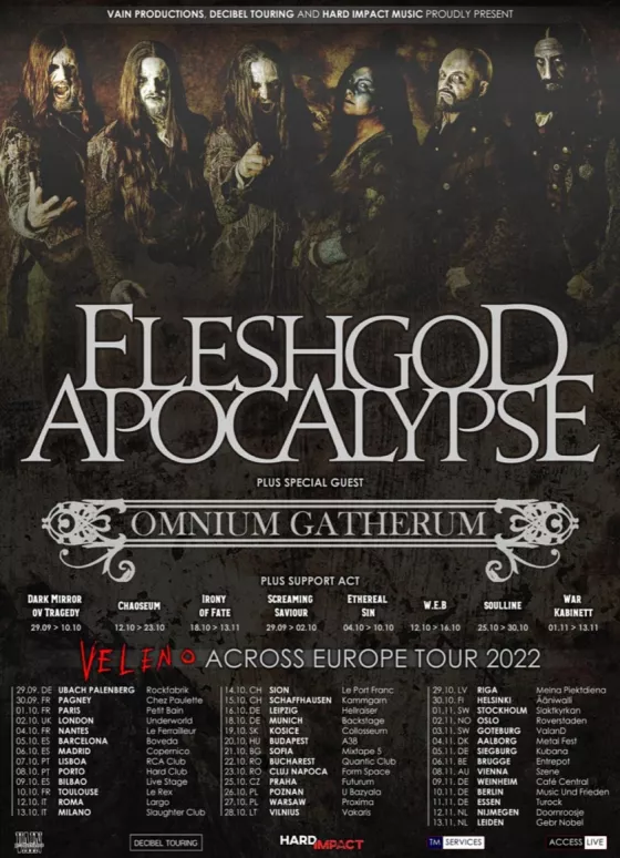 Fleshgod Apocalypse Tour 2022