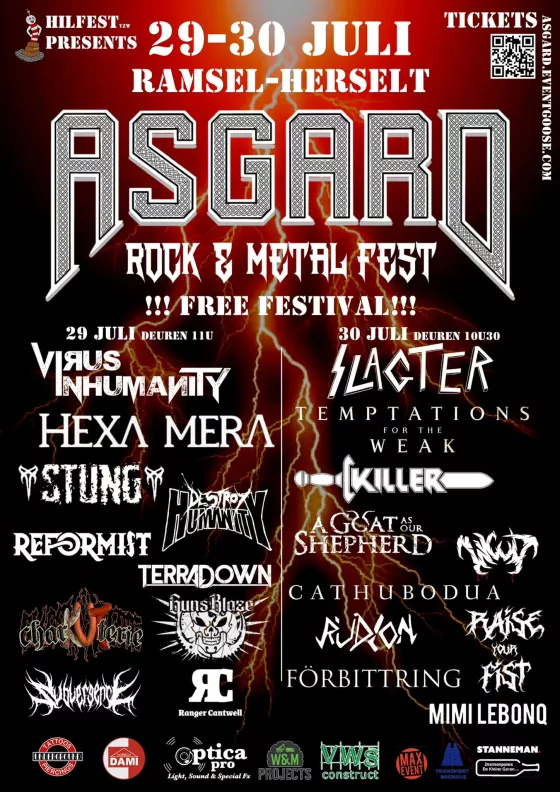 Asgard Rock & Metal Fest 2023 affiche