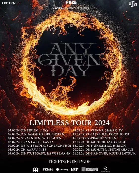 Any Given Day tour 2024