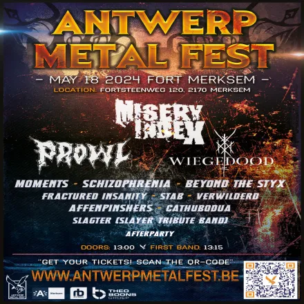 Antwerp Metal Fest 2024 affiche