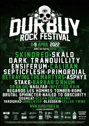 Durbuy Rock Festival 2022 affiche