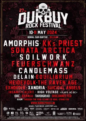Durbuy Rock Festival 2024 affiche