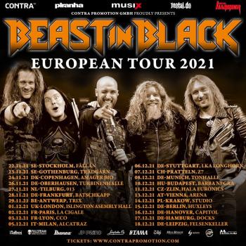 Beast In Black tour 2021