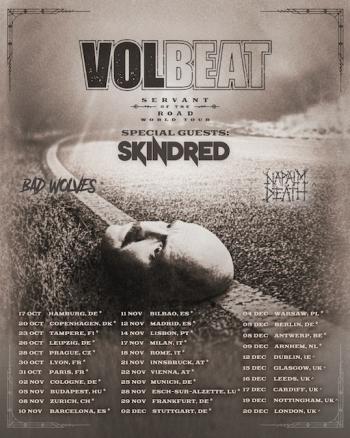 Volbeat Sportpaleis 8 december 2022