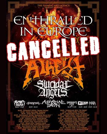 Suicidal Angels annuleren EU tour