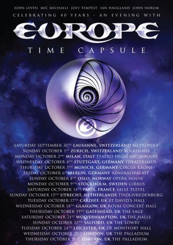 Europe Time Capsule Tour Over Europe tour