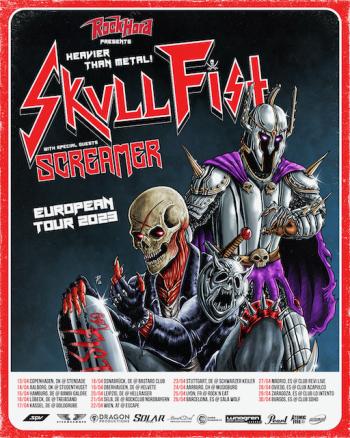 Skull Fist EU tour met Screamer