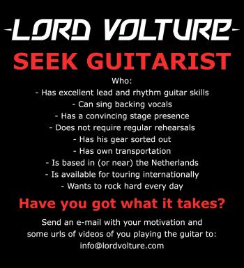 Lord Volture gitarist gezocht