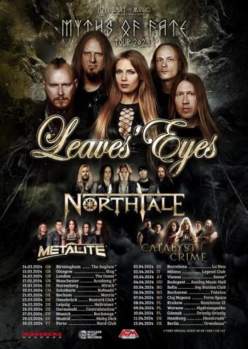 Leaves' Eyes 2024 EU tour