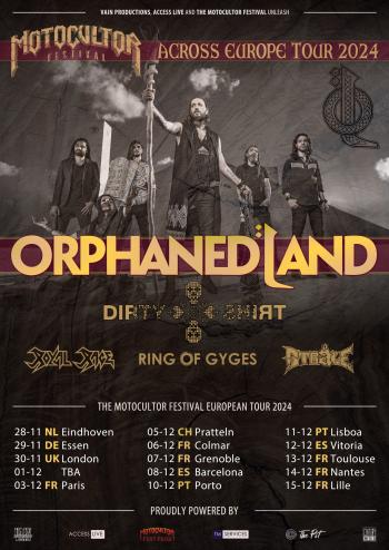 Orphaned Land tour poster